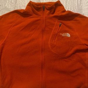 Unisex North Face fleece full zip jacket